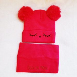 Winter Hat and Neck Warmer for Toddlers - OS